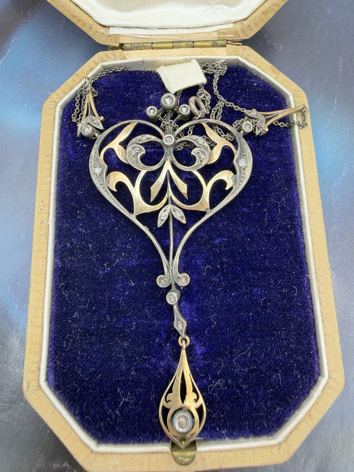 Pendente antico in oro primi Novecento, Norelli Gioielli