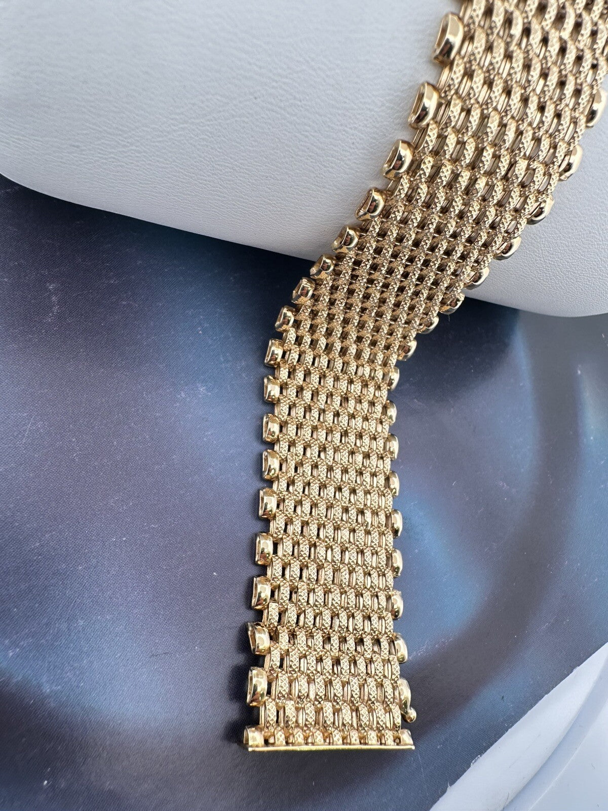 Bracciale tappeto in oro giallo massiccio 18 kt – foto 17