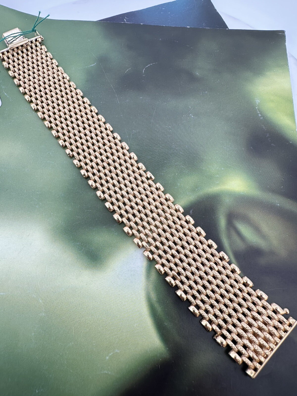 Bracciale tappeto in oro giallo massiccio 18 kt – foto 12