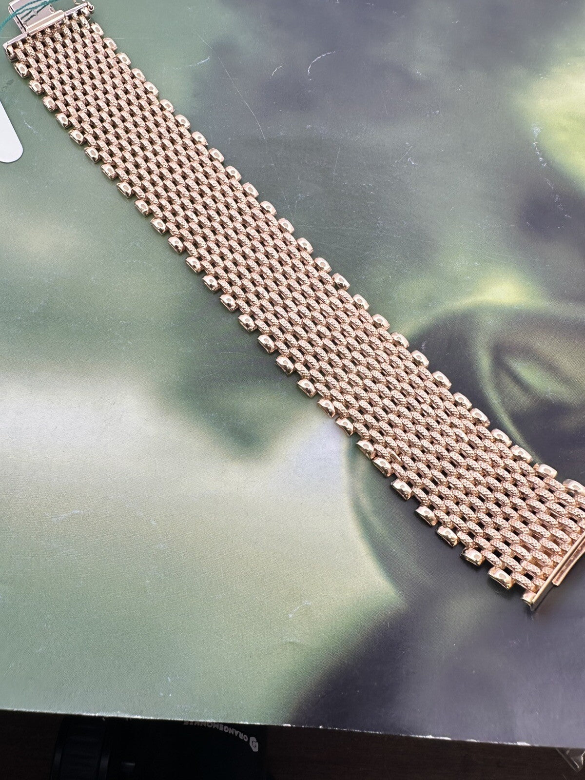 Bracciale tappeto in oro giallo massiccio 18 kt – foto 13
