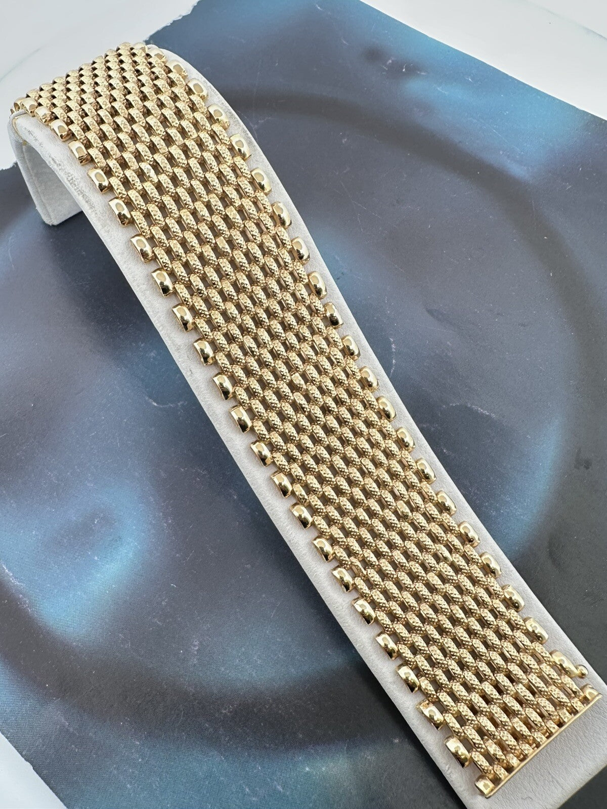 Bracciale tappeto in oro giallo massiccio 18 kt – foto 7