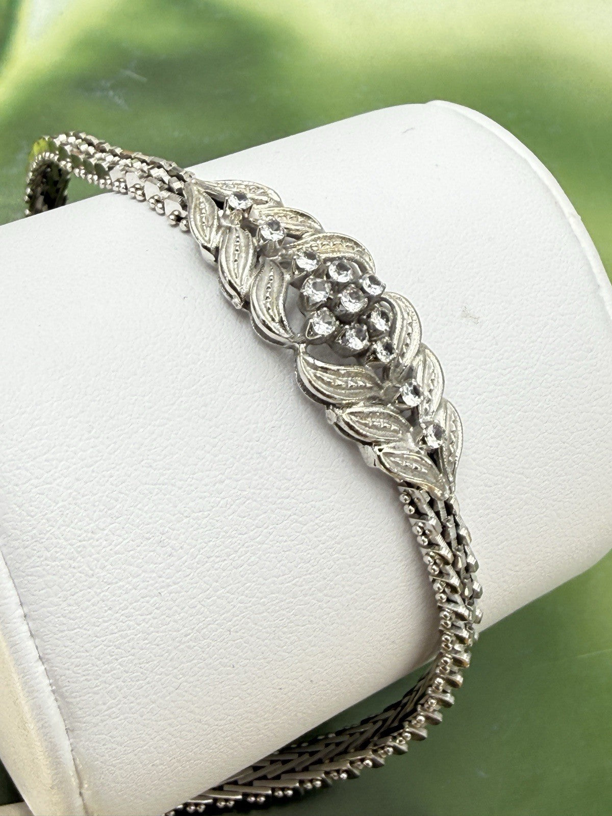 Bracciale semirigido vintage in oro bianco 18 kt, anni '70 – foto 13