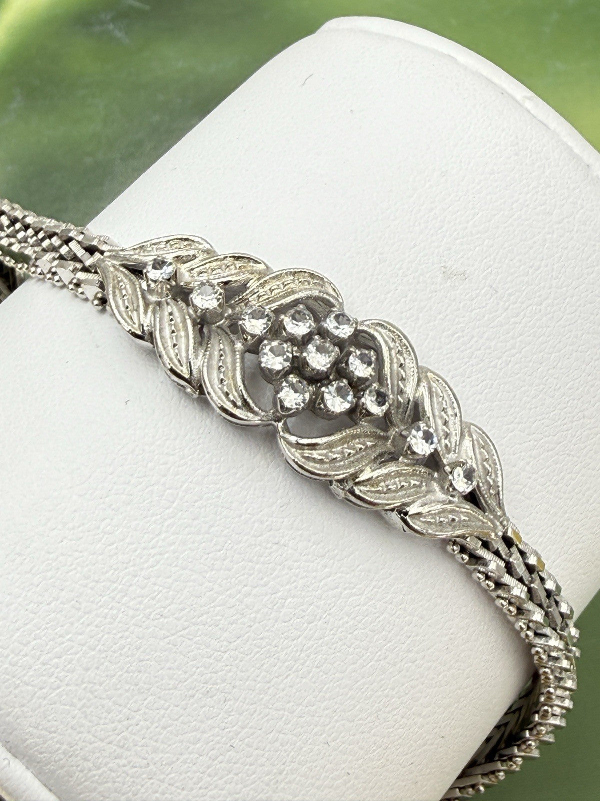 Bracciale semirigido vintage in oro bianco 18 kt, anni '70 – foto 14