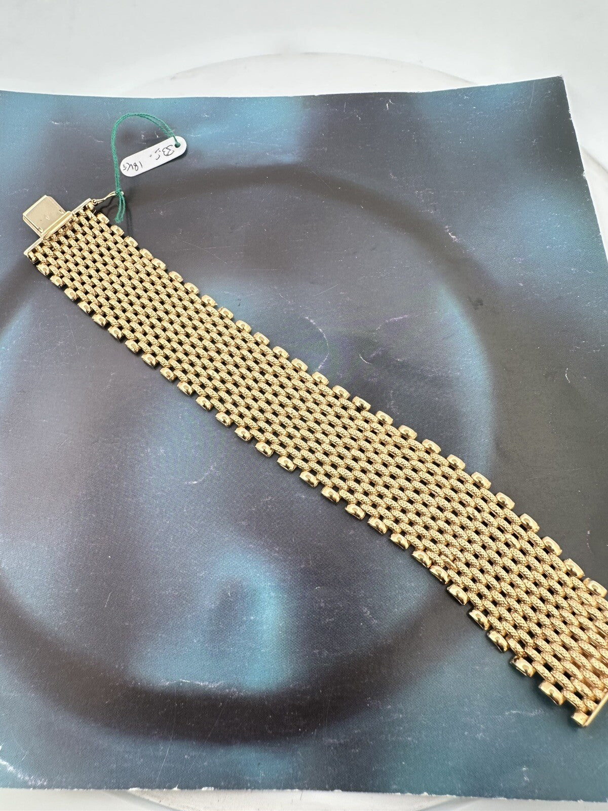 Bracciale tappeto in oro giallo massiccio 18 kt – foto 10