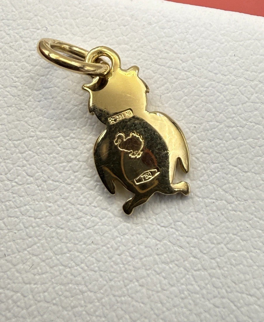 Ciondolo Dodo Pomellato Gufo in oro giallo 18 kt