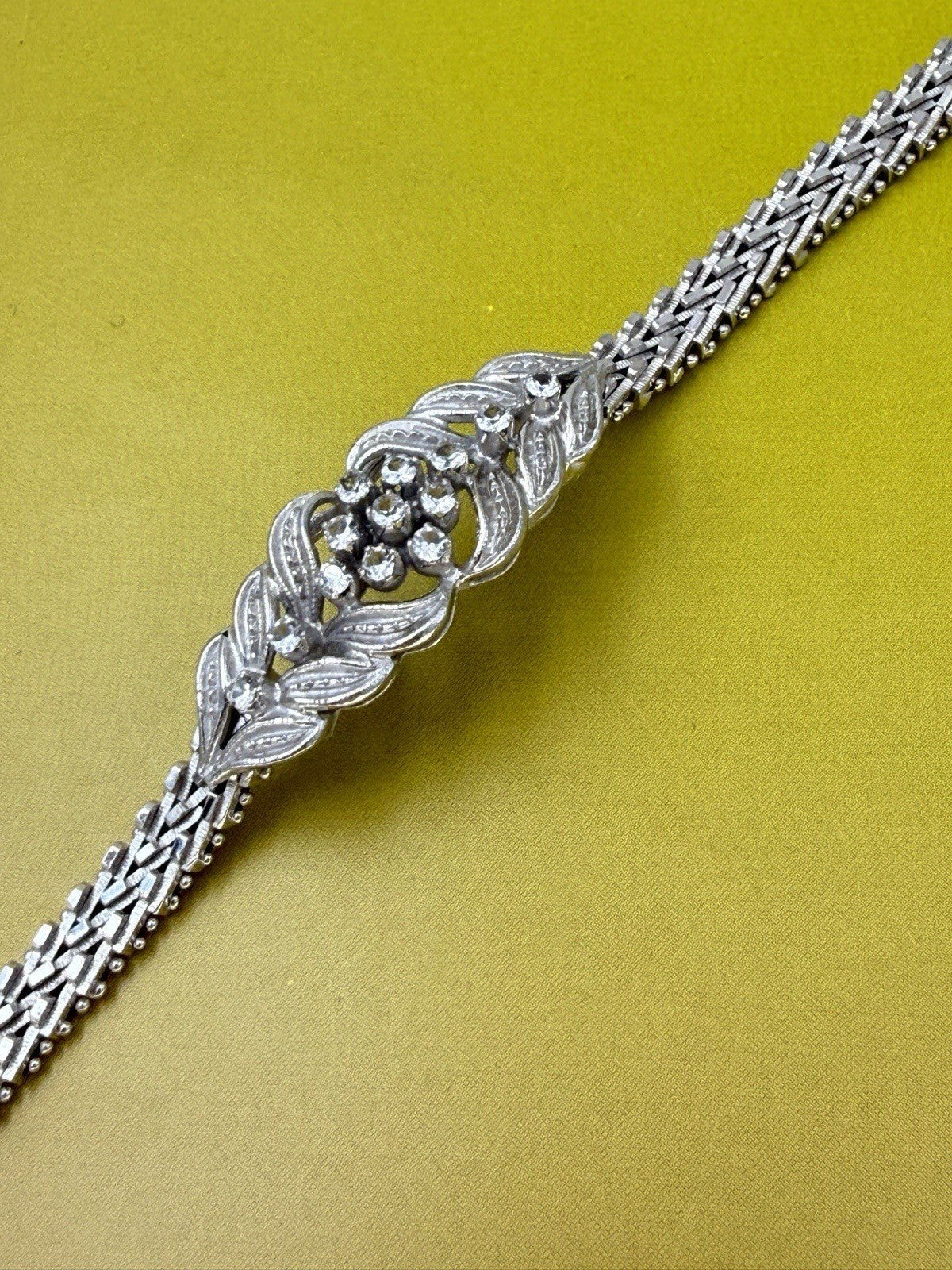 Bracciale semirigido vintage in oro bianco 18 kt, anni '70 – foto 5