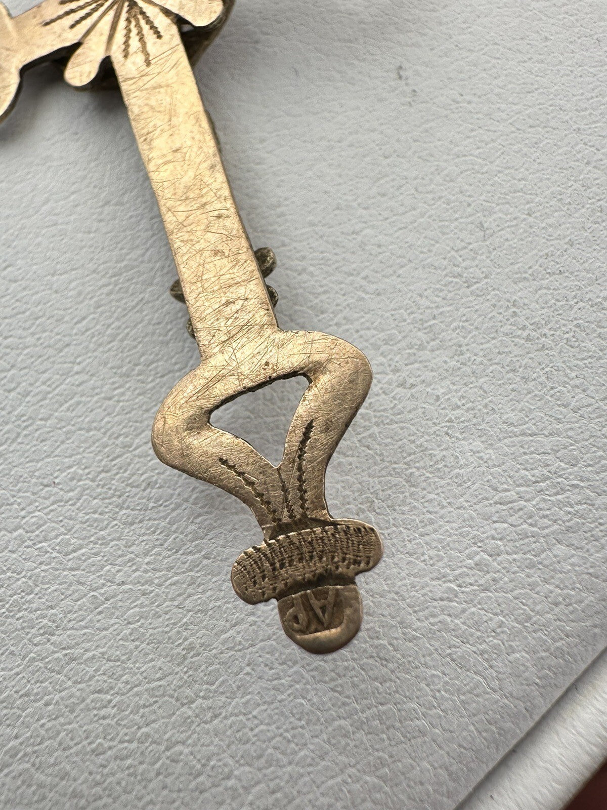 Croce borbonica in oro rosso 6/7 kt con punzone del Regno, fine '800 – foto 14
