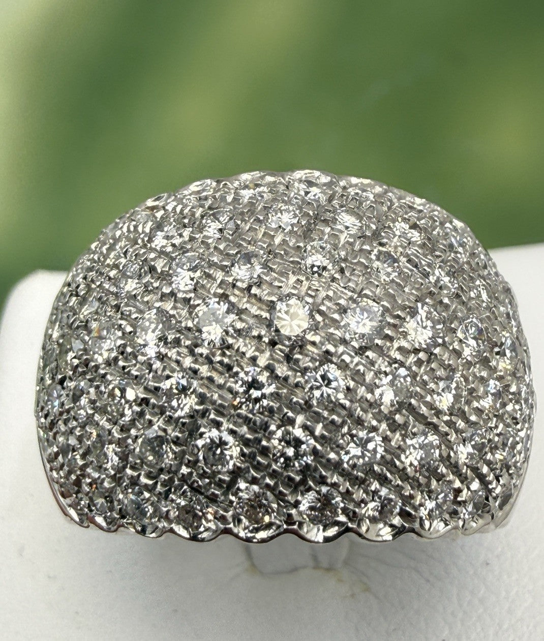 Anello a fascia in oro bianco 18 kt con 2 ct di brillanti – foto 17