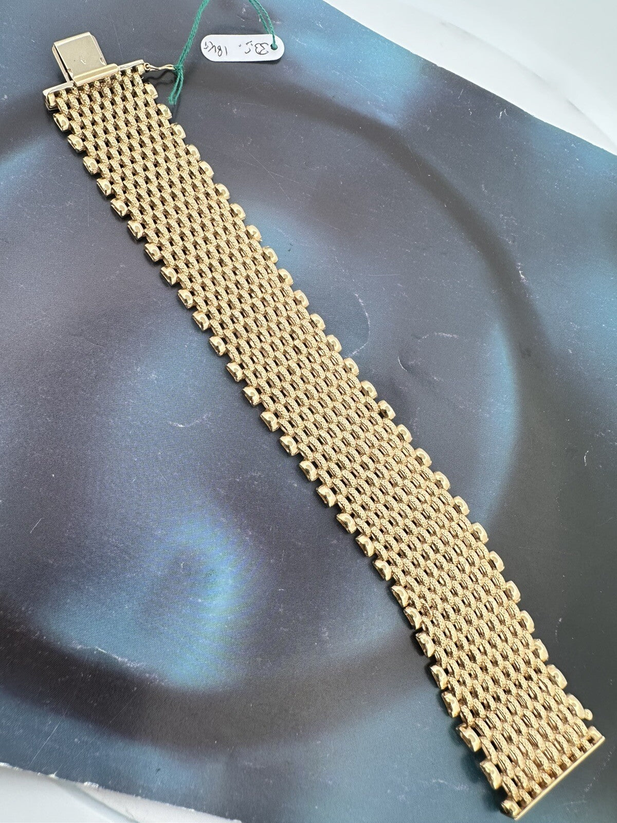 Bracciale tappeto in oro giallo massiccio 18 kt – foto 9