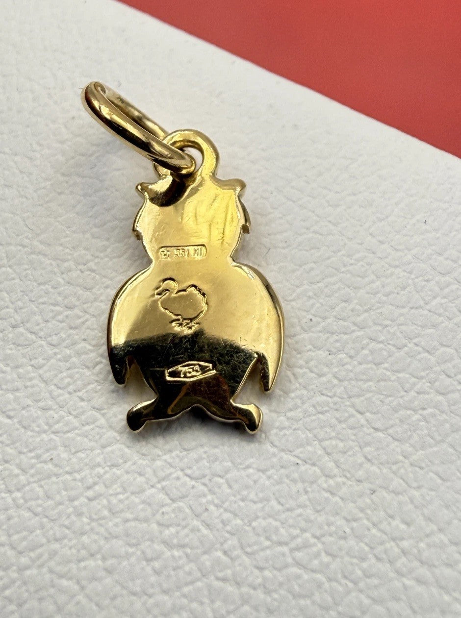 Ciondolo Dodo Pomellato Gufo in oro giallo 18 kt – foto 2