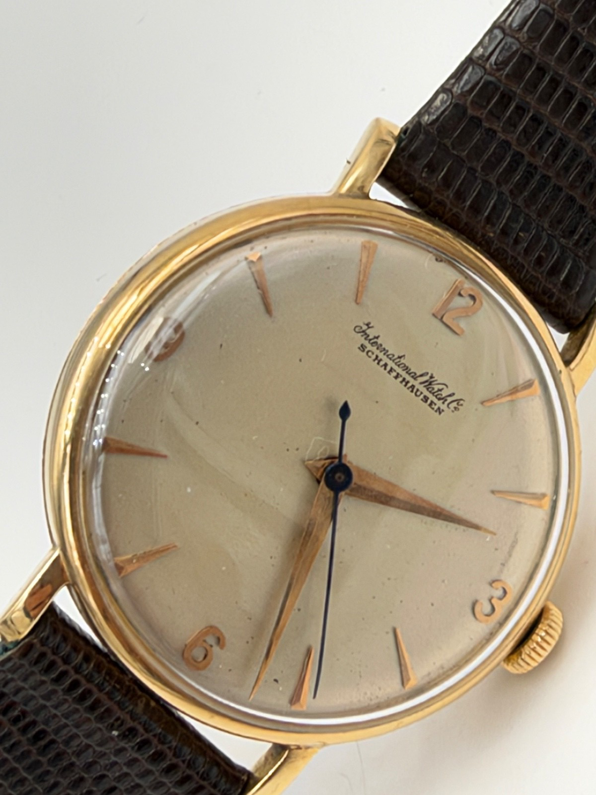 Orologio IWC Schaffhausen calibro 60 in oro 18 kt, anni '40 – foto 4