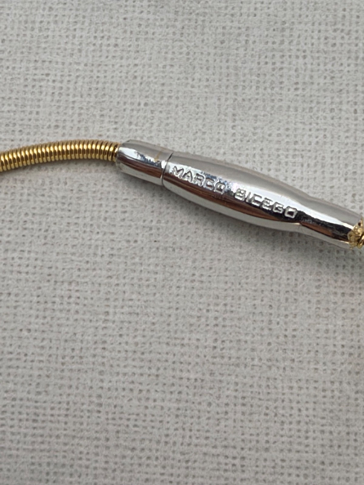 Bracciale Marco Bicego Santorini in oro giallo 18 kt con diamanti – foto 5