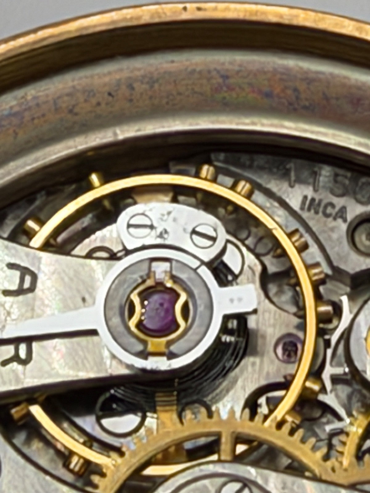 Orologio IWC Schaffhausen calibro 60 in oro 18 kt, anni '40 – foto 16