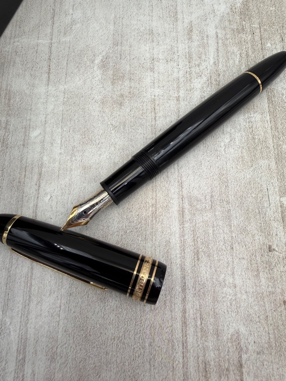 Penna stilografica Montblanc Meisterstück 146 con pennino in oro 14 kt – foto 11