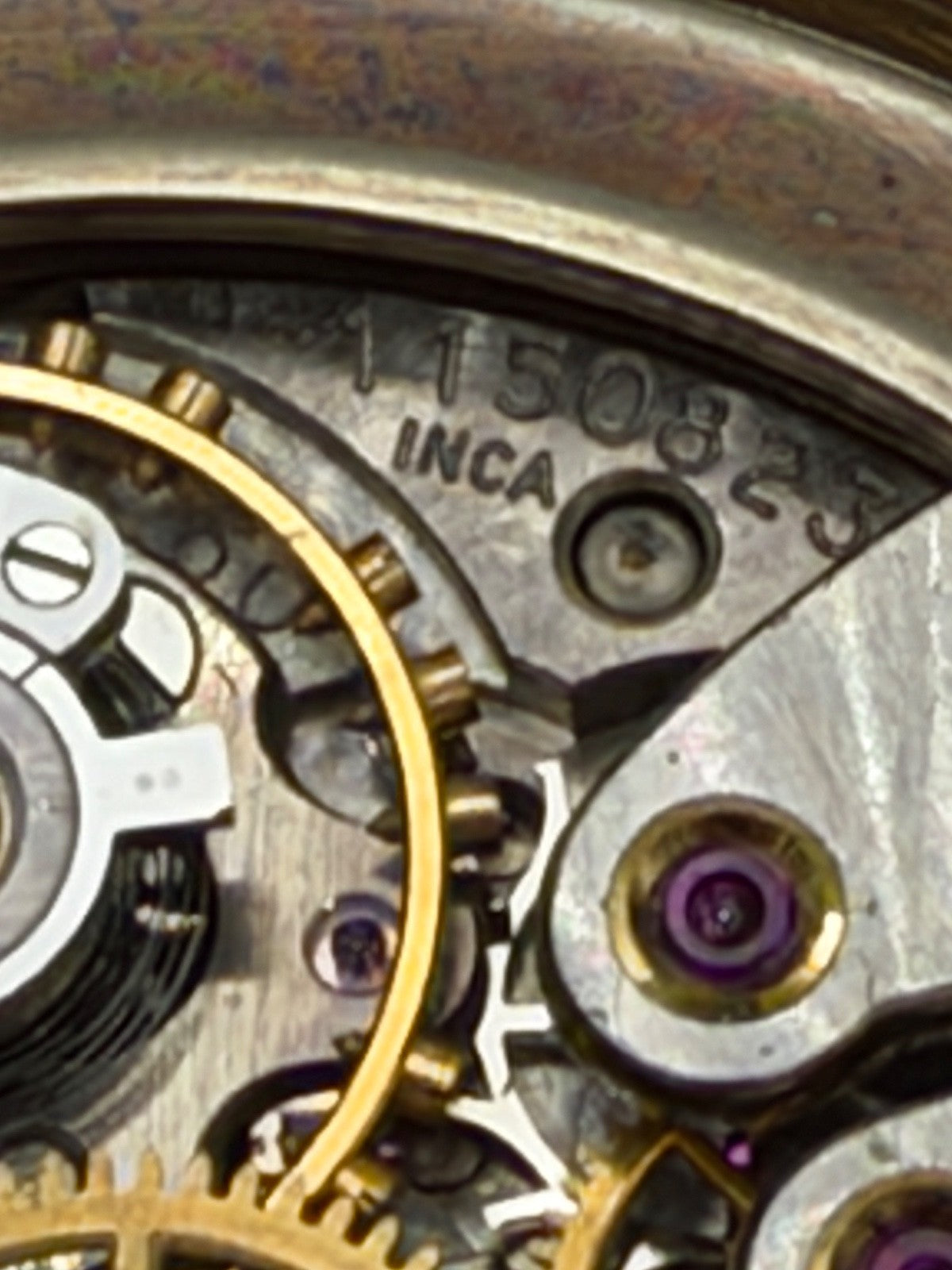 Orologio IWC Schaffhausen calibro 60 in oro 18 kt, anni '40 – foto 15