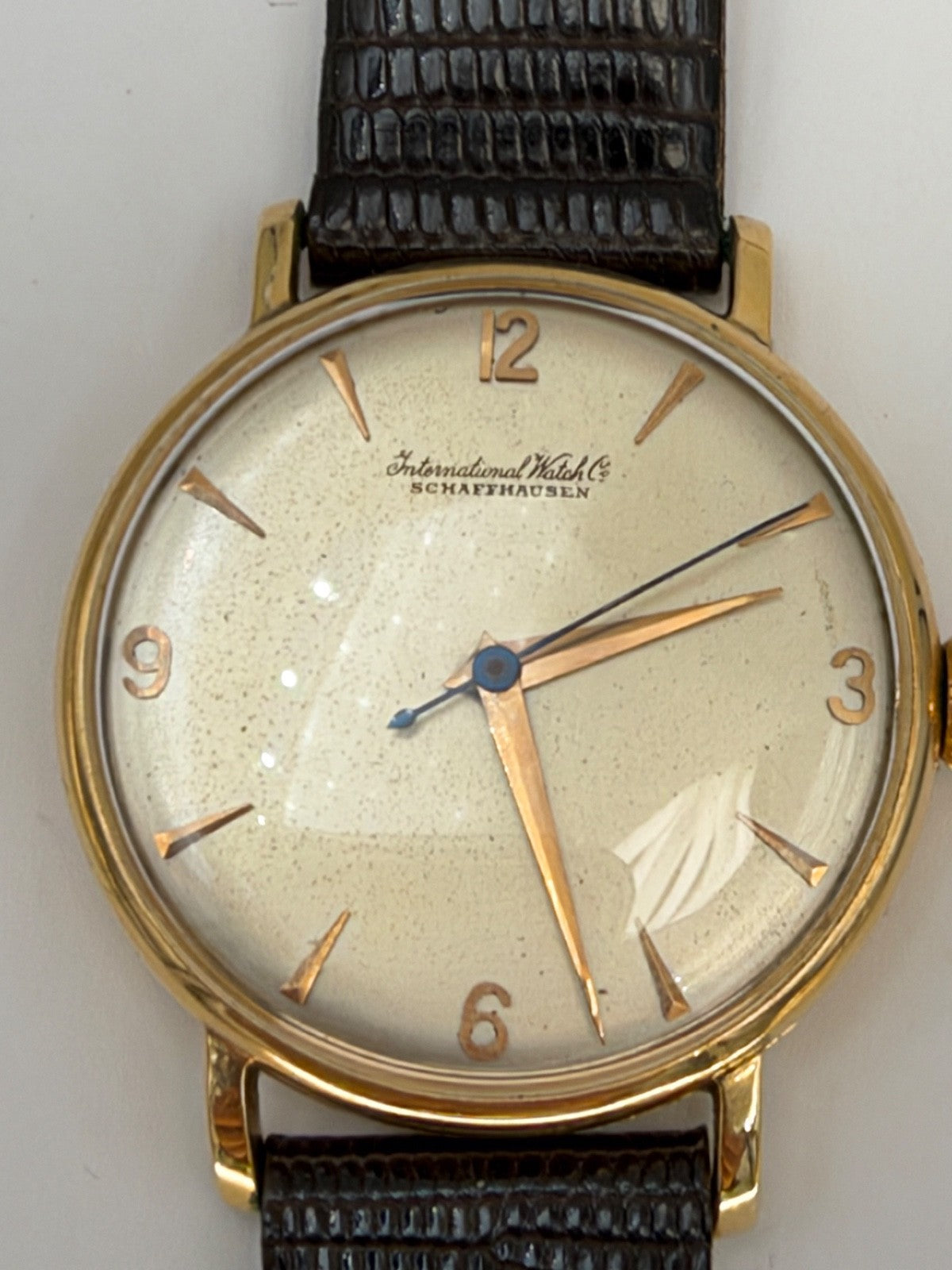 Orologio IWC Schaffhausen calibro 60 in oro 18 kt, anni '40 – foto 5