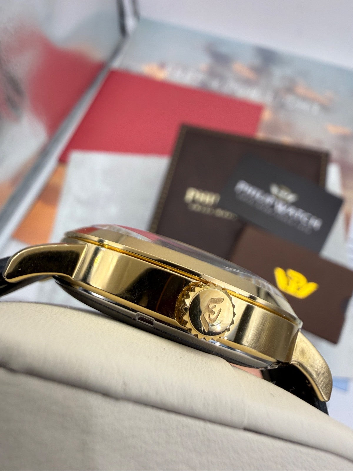 Orologio Philip Watch Sunray automatico in acciaio dorato, 41 mm – foto 14