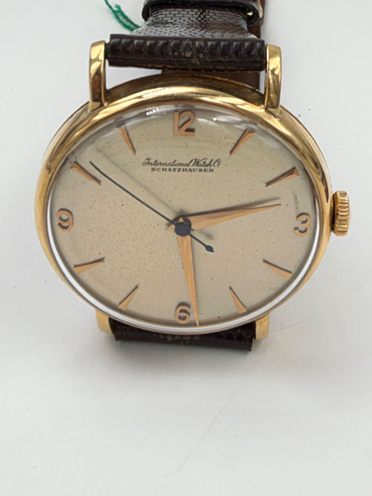 Orologio IWC Schaffhausen calibro 60 in oro 18 kt, anni '40 – foto 7