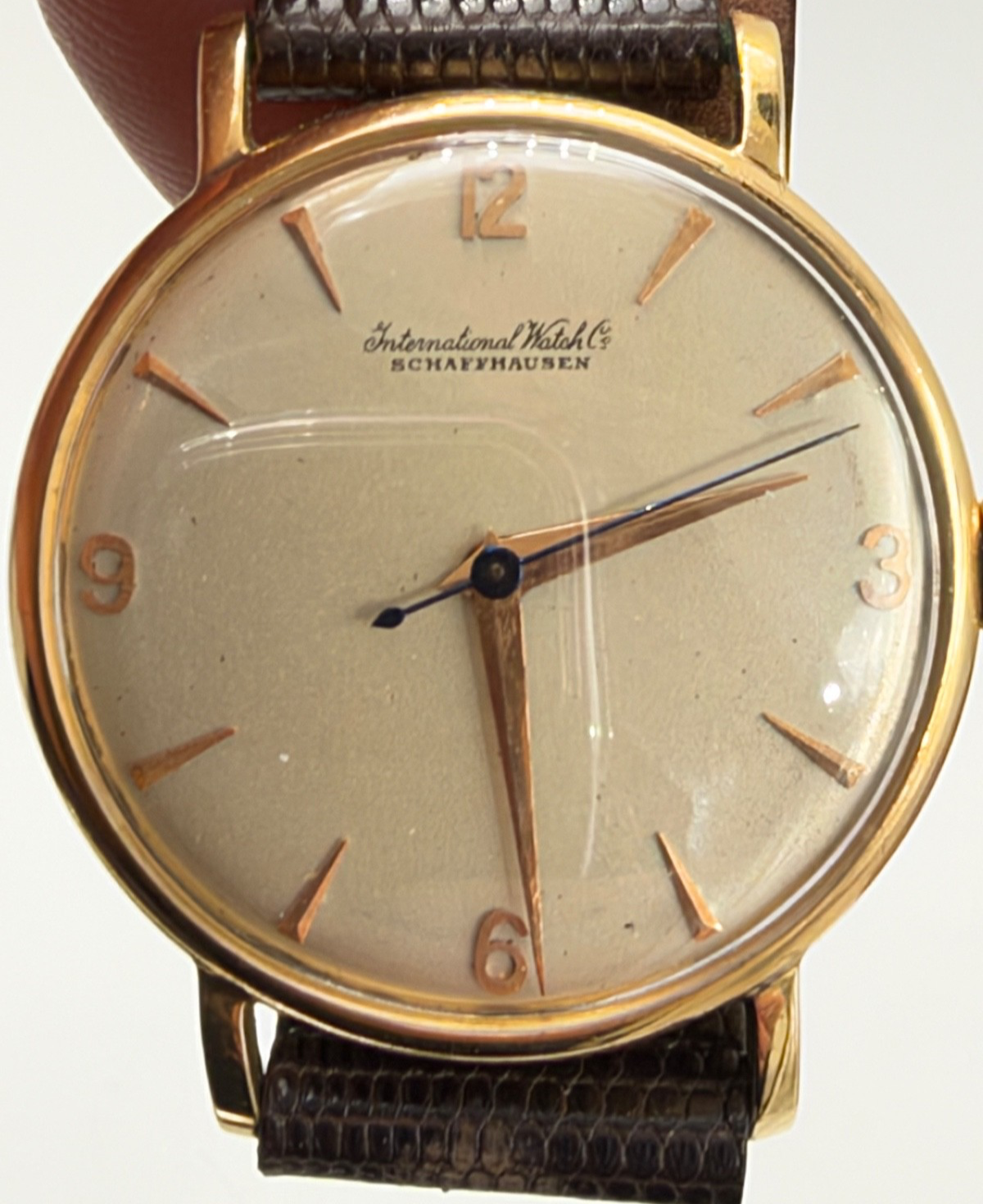 Orologio IWC Schaffhausen calibro 60 in oro 18 kt, anni '40 – foto 8