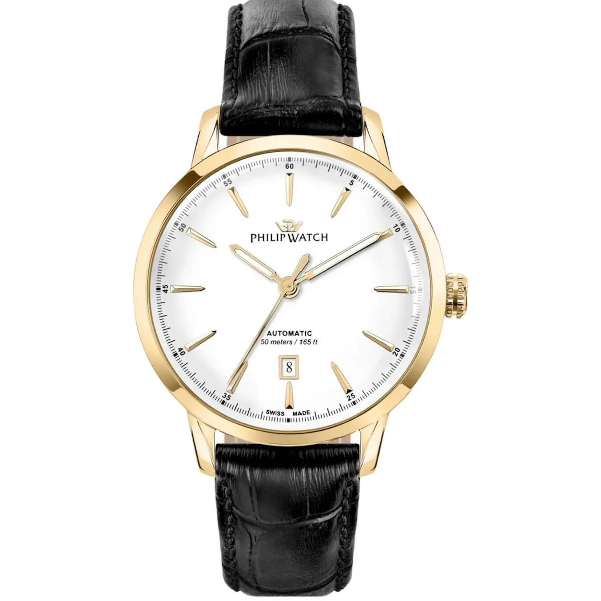 Orologio Philip Watch Sunray automatico in acciaio dorato, 41 mm – foto 20