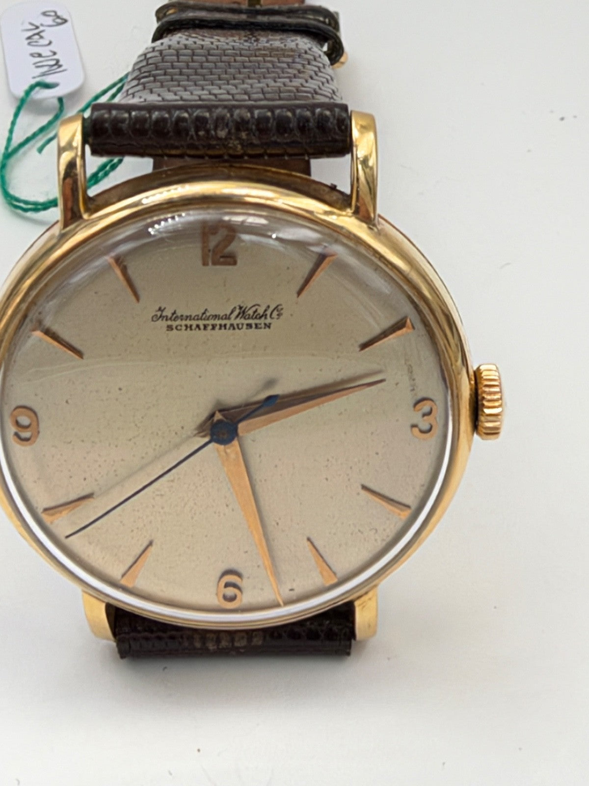 Orologio IWC Schaffhausen calibro 60 in oro 18 kt, anni '40 – foto 3