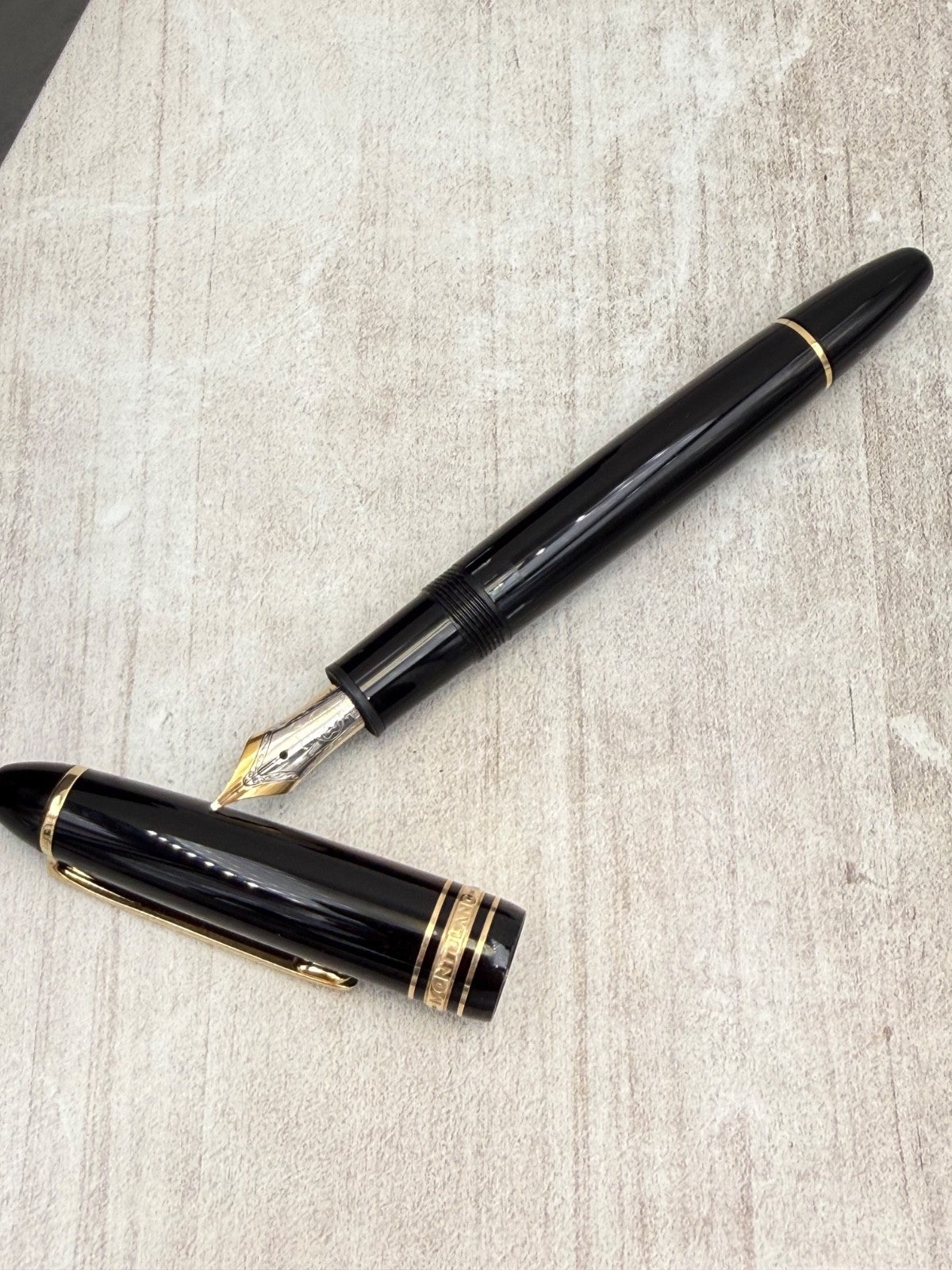 Penna stilografica Montblanc Meisterstück 146 con pennino in oro 14 kt – foto 6