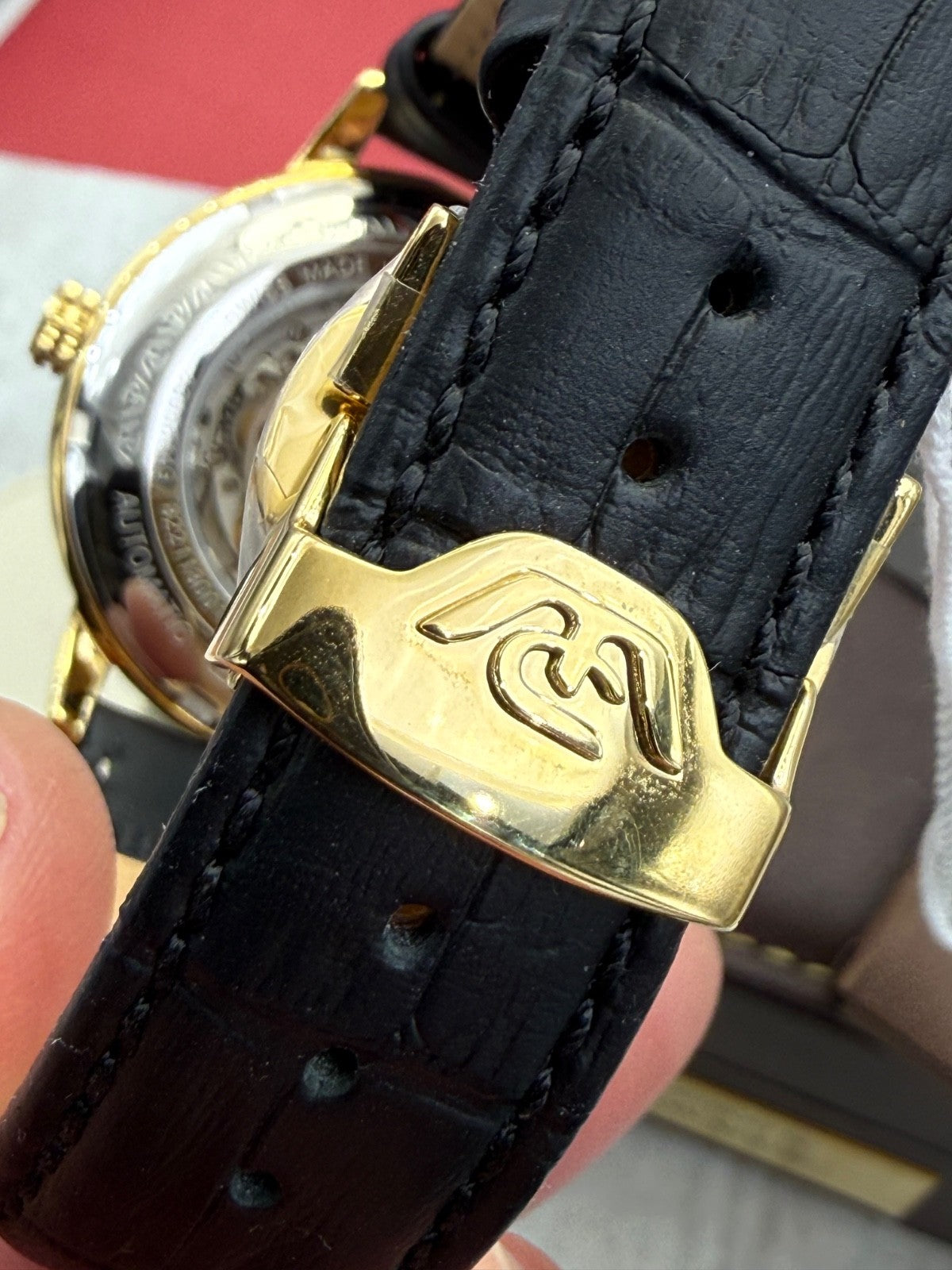 Orologio Philip Watch Sunray automatico in acciaio dorato, 41 mm – foto 18