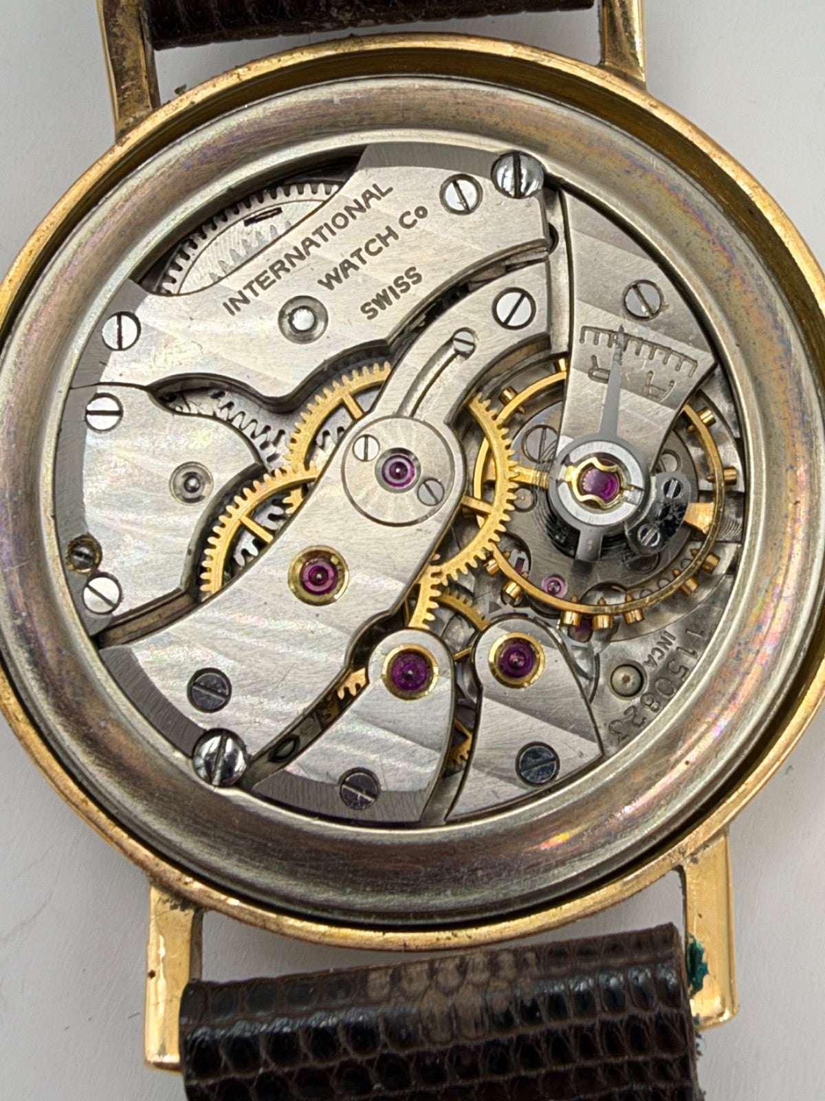 Orologio IWC Schaffhausen calibro 60 in oro 18 kt, anni '40 – foto 14