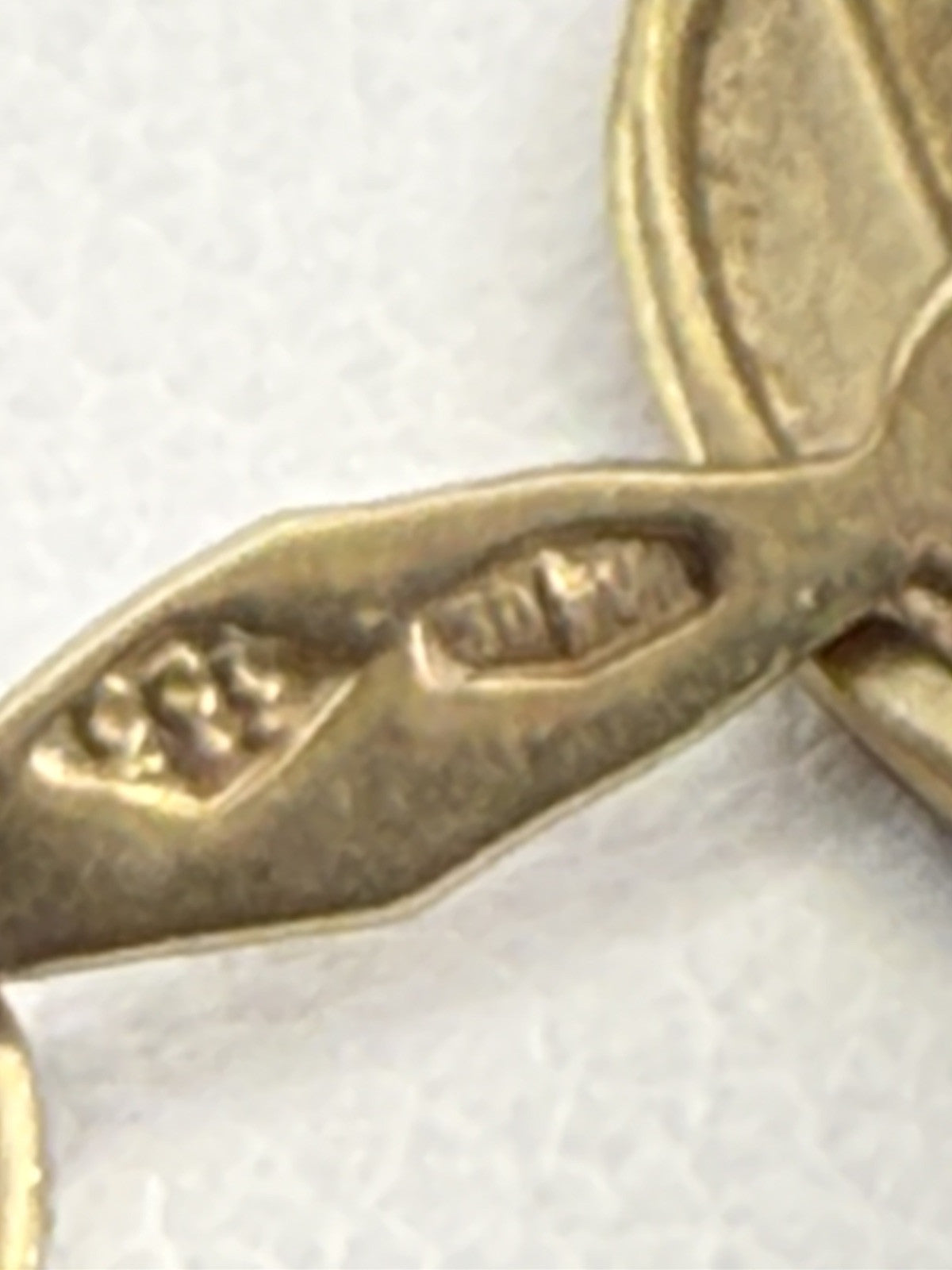 Gemelli da uomo antichi in oro 8 kt, epoca anni '20–'40 – foto 12